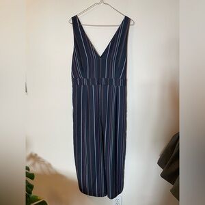 Blue Striped Jumpsuit